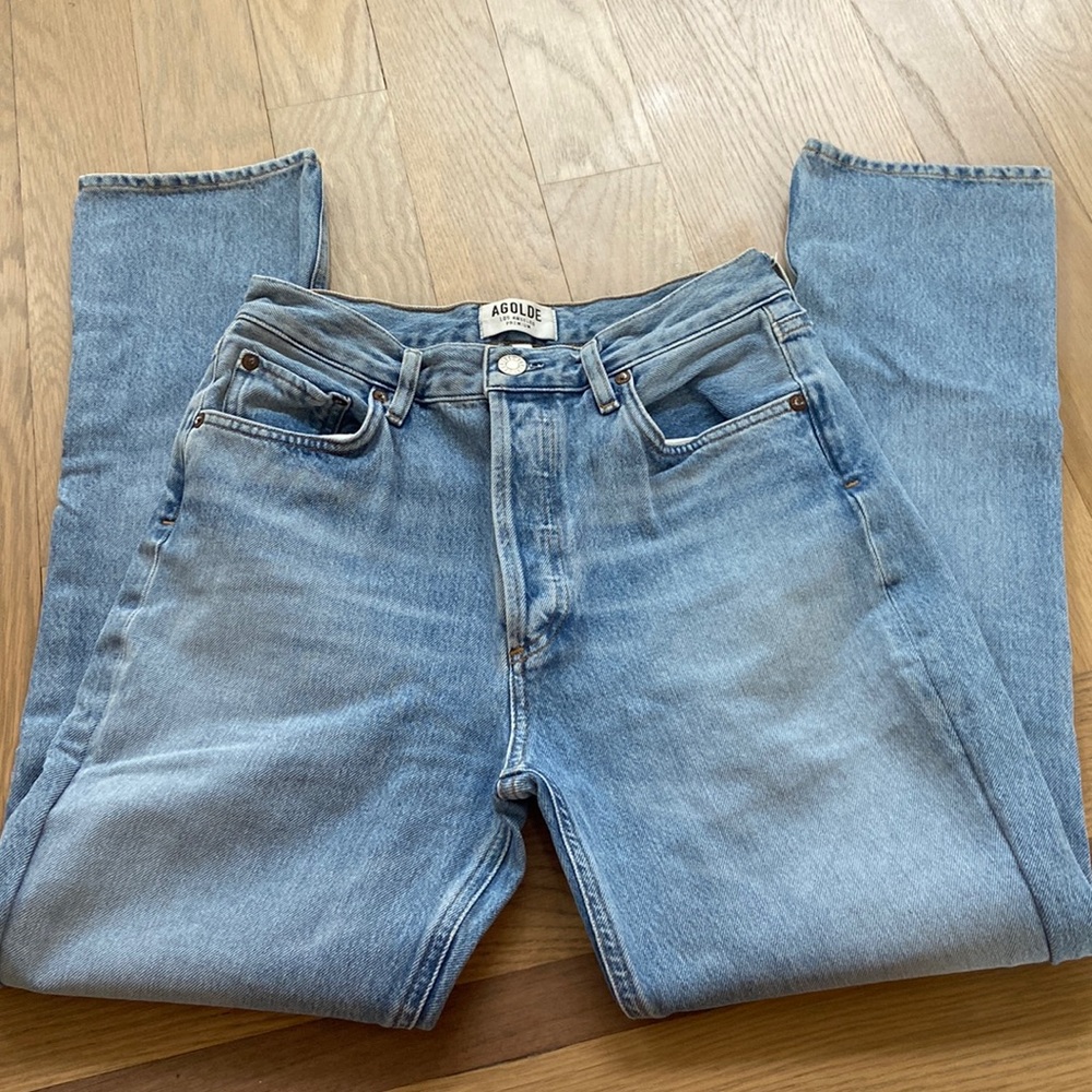 Agolde Remy High Rise Straight Jean - Picture 2 of 5